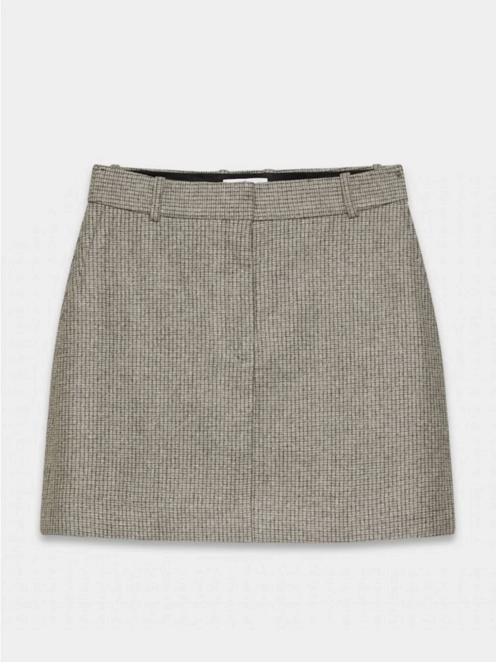 NWT Aritzia Chisel Mini Skirt in Wool - Picture 1 of 6